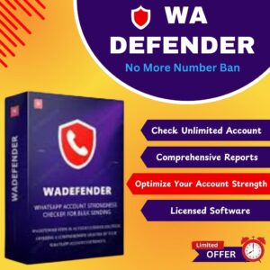 Wa Defender v4.0.0 - WhatsApp Account Strongness Checker for bulk sending - Full Reseller Rights