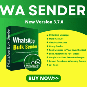 WA Sender 3.7.0 Latest Version | Bulk WhatsApp Messaging Tool with Keygen
