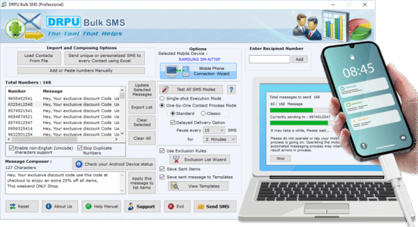 DRPU Bulk SMS Sender – Send Unlimited SMS - Image 5