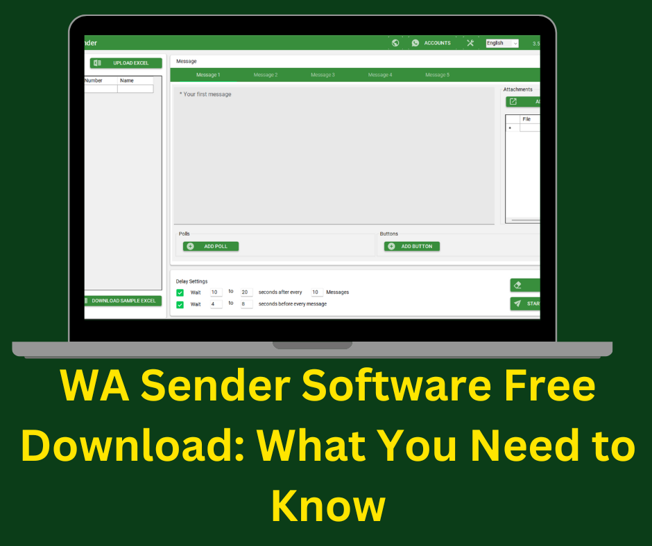 WA Sender Software Free Download: What You Need to Know