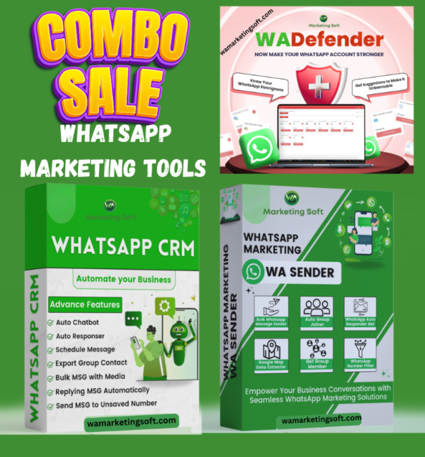 WA Sender 3.6.0, WA CRM 3.2.0 & WA Defender 3.00 – Complete WhatsApp Marketing Solution