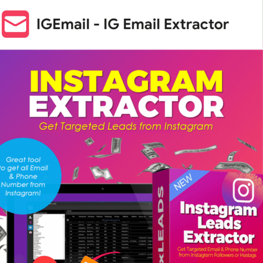 IG Email Extractor The Ultimate Instagram Lead Finder IG Email Extractor The Ultimate Instagram Lead Finder
