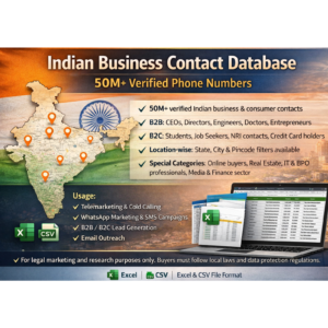 Indian Business Contact Database