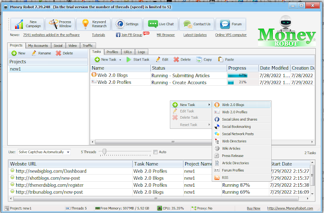 Money Robot SEO Software – Smart Backlink Submitter Tool for High Google Ranking