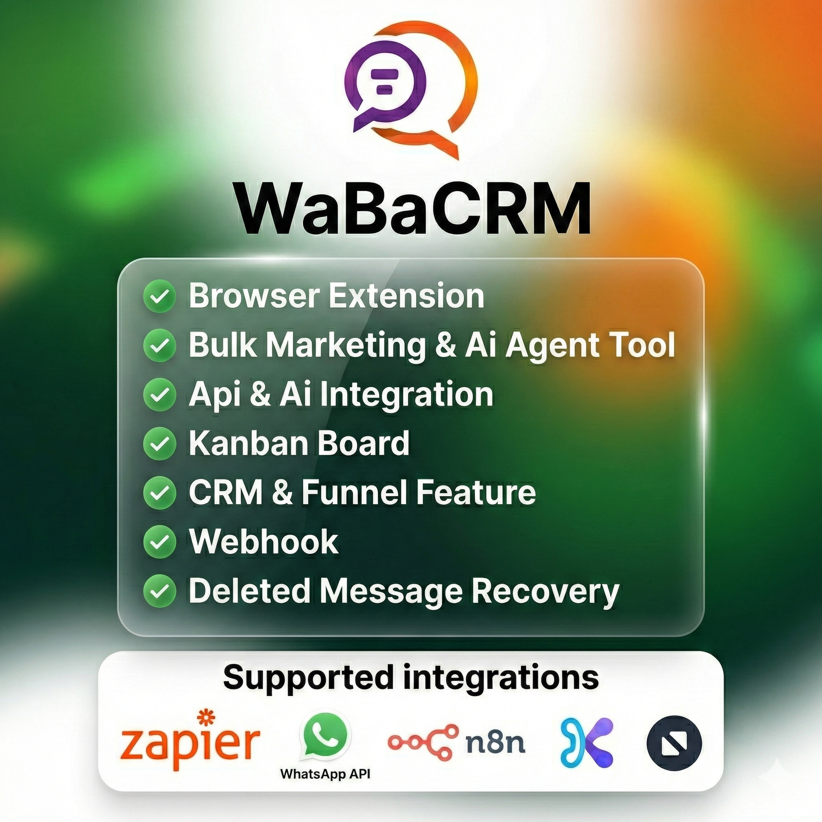 WaBaCRM – Browser Extension