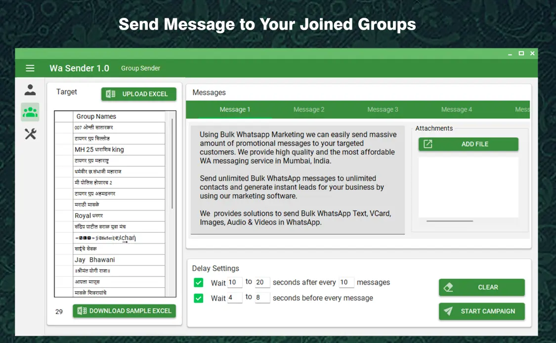 WA Sender v4.0.6 β Ultimate Bulk WhatsApp Messaging & Marketing Software - Image 4