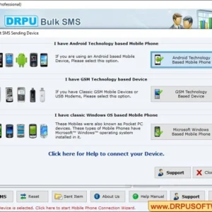 bulksmsoft-professional-device-selection