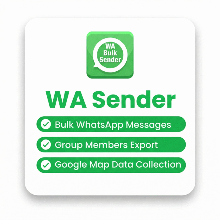 WA Sender bulk WhatsApp sender software with reseller panel