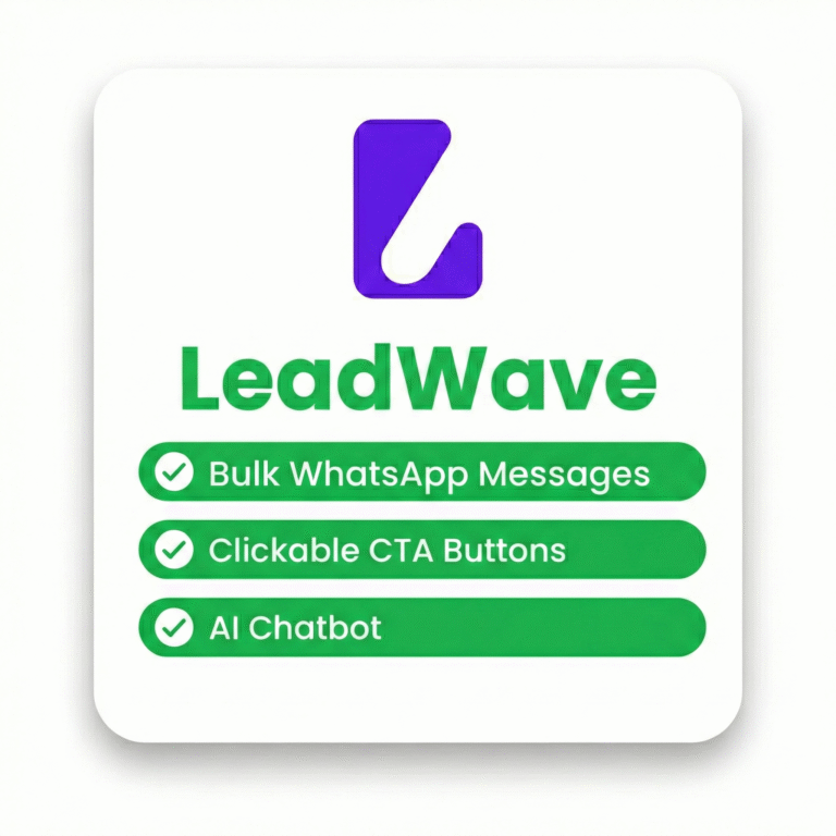 LeadWave WhatsApp marketing software for Windows