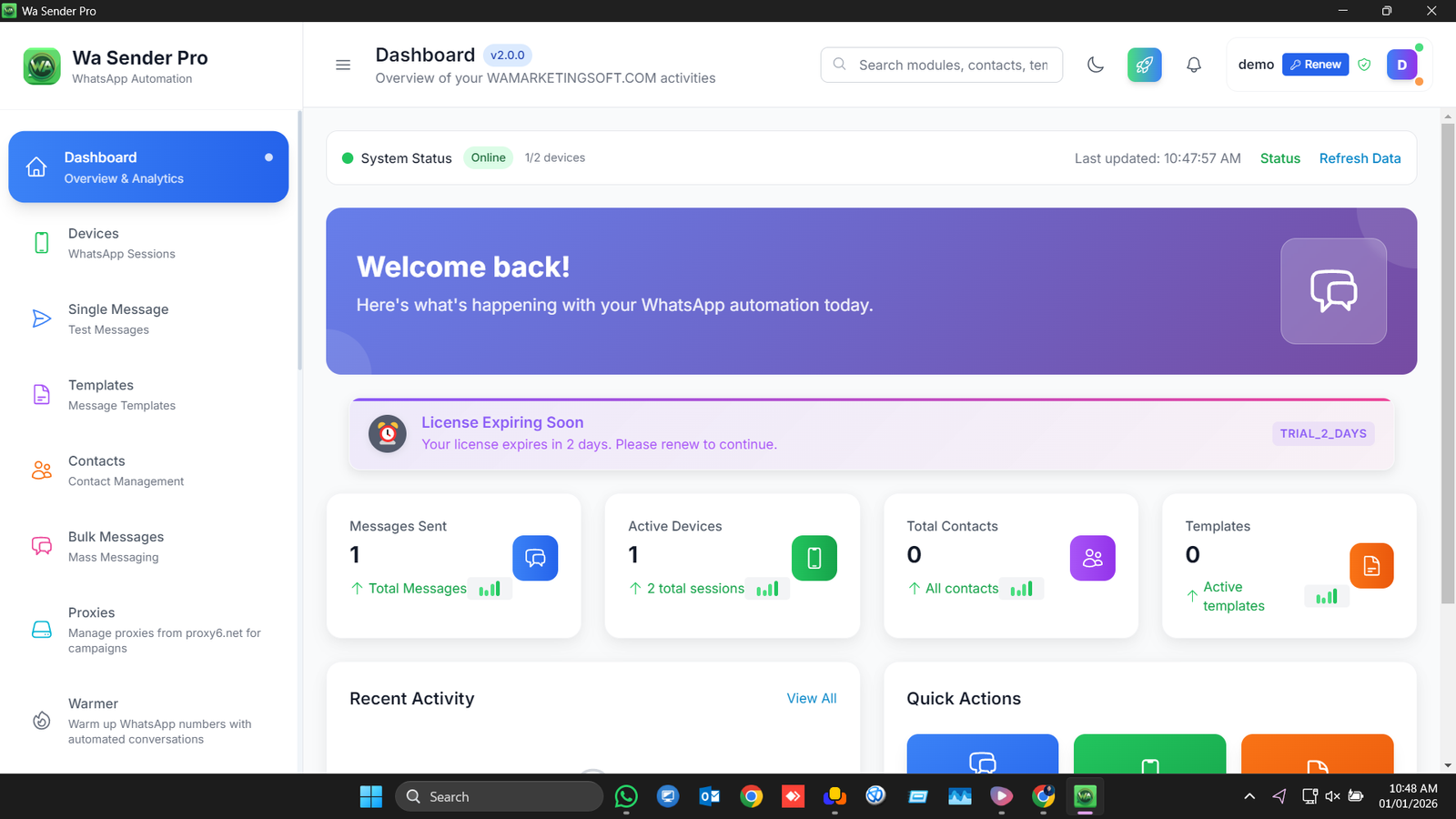 WA Sender Pro - Bulk WhatsApp Marketing Software with AI Automation - Image 3