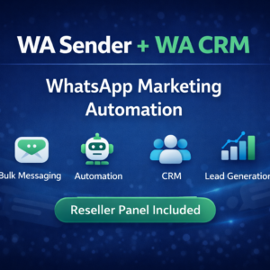 WA Sender & WA CRM Reseller Panel