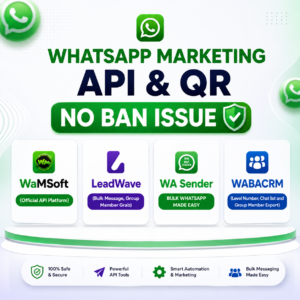 WhatsApp Marketing Combo | No Ban Issue & Unlimited Message