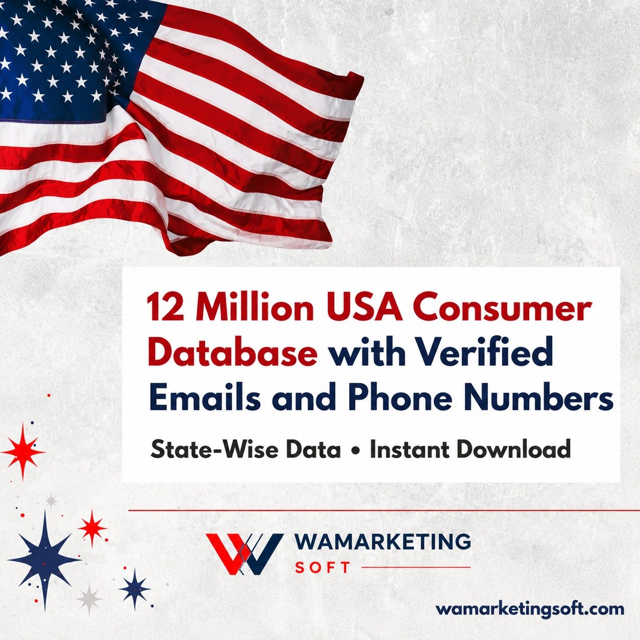12 Million USA Consumer Database with Verified Emails and Phone Numbers