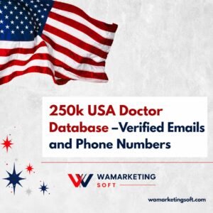 250K USA Doctor Database – Verified Emails and Phone Numbers
