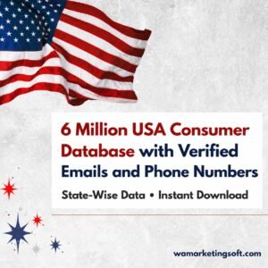 6 Million USA Consumer Database with Verified Emails and Phone Numbers