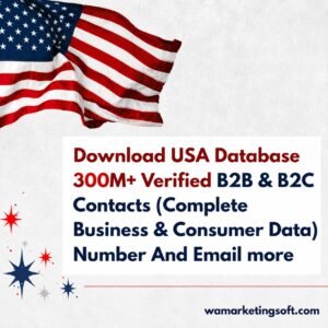 Download USA Database 300M+ Verified Business and Consumer Contacts