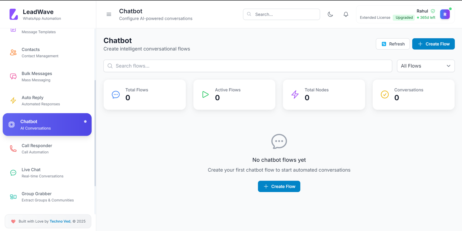 LeadWave AI Chatbot powered by Google Gemini