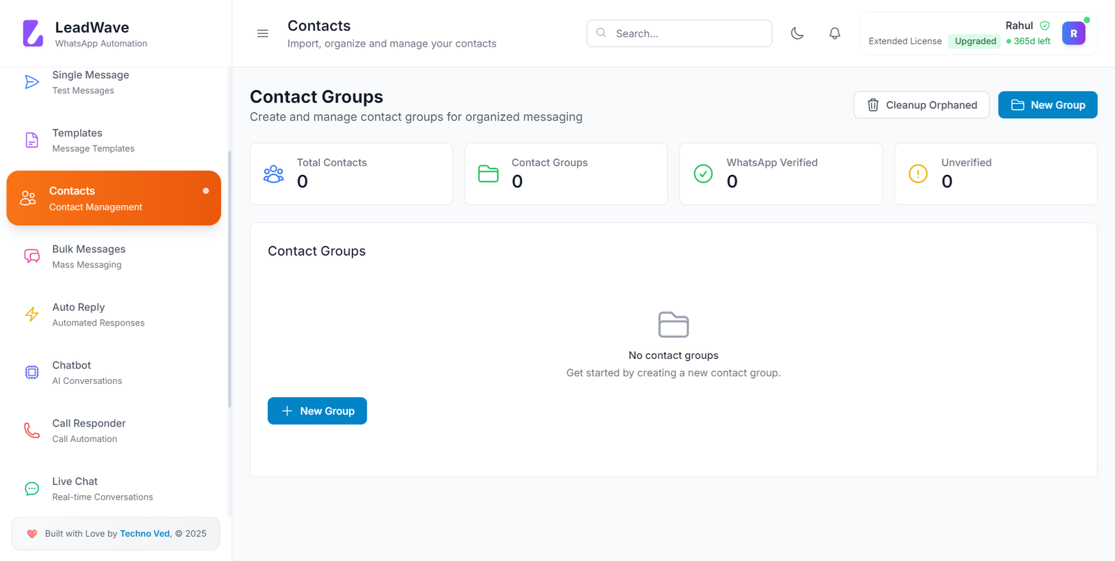LeadWave Contact Management and Segmentation
