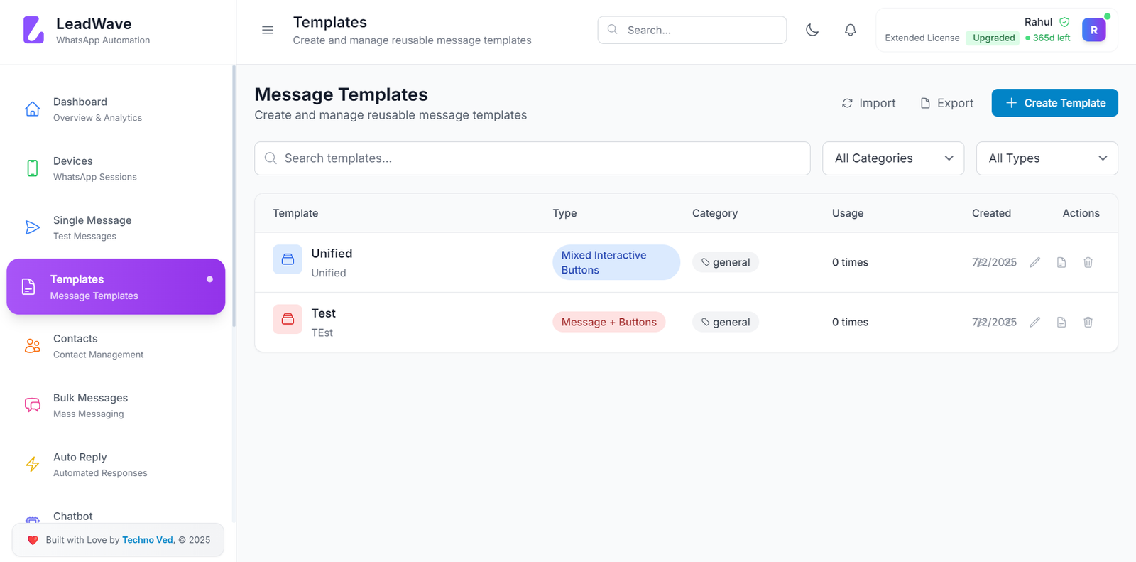 LeadWave Campaign Scheduler and Message Templates