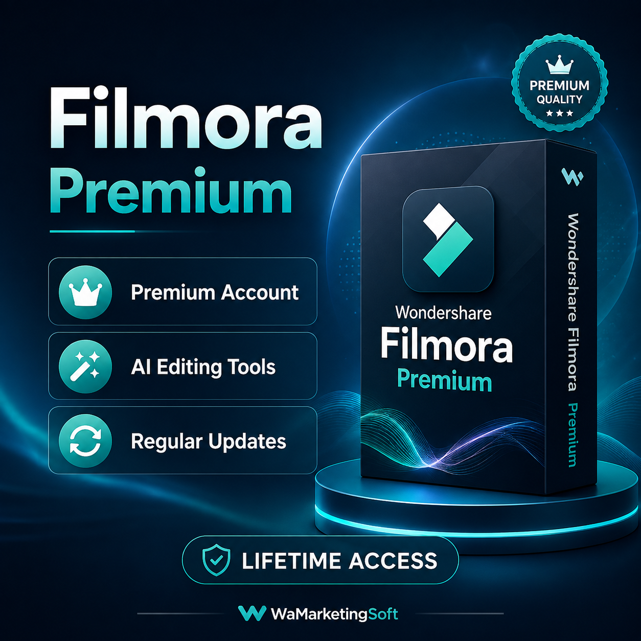 Filmora Premium Account Subscription – Best Filmora Premium Account for Video Editing