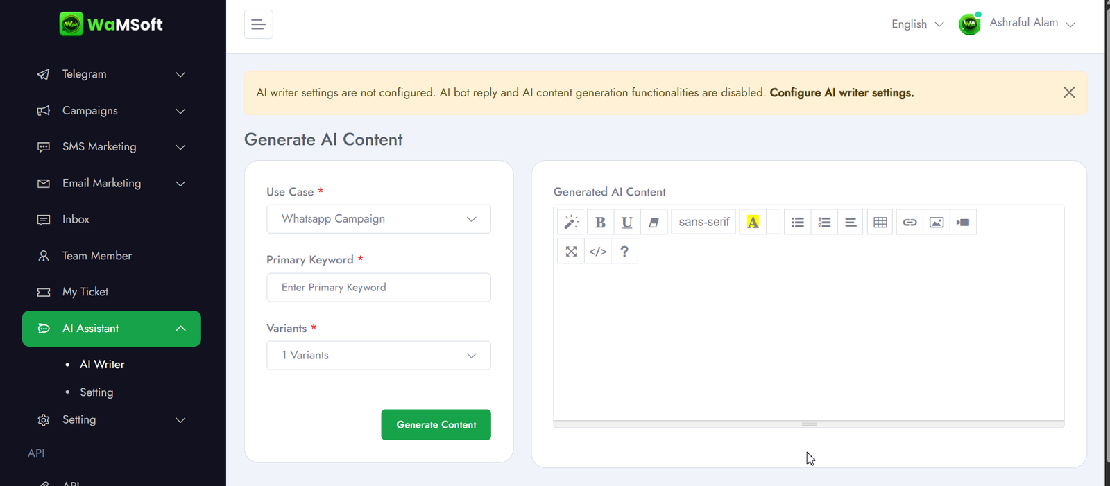 Campaign Builder