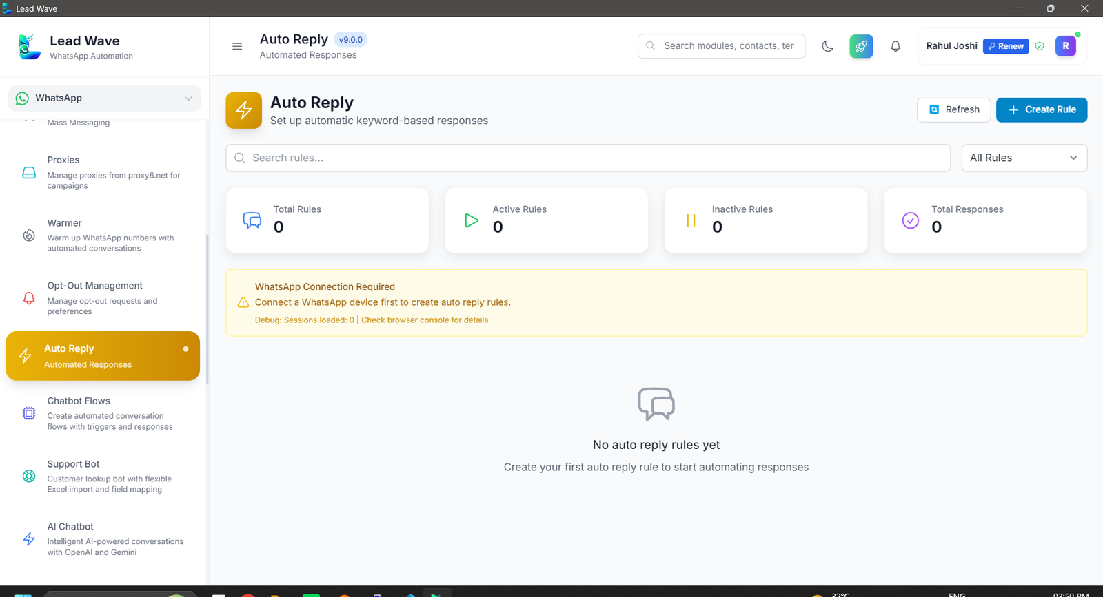 LeadWave Auto Reply — keyword-based automatic responses